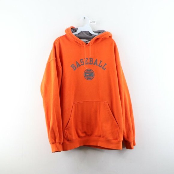 Vintage Nike Baseball Travis Scott Hoodie Orange
